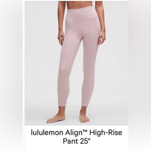 Lululemon Align™ High-Rise Pink Haze Leggings